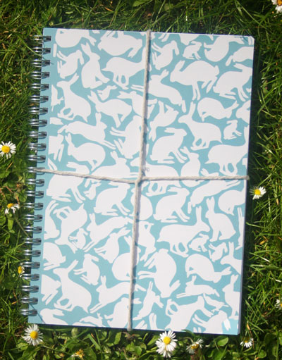 hares spiral notebook